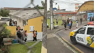 Homem armado faz 13 crianças reféns em escola de Curitiba
