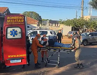 Homem é baleado durante apreensão judicial de veículo em Jardim